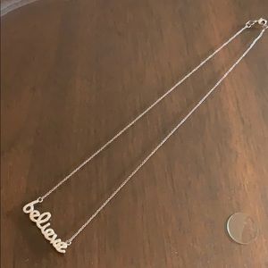 Believe necklace